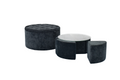 Monarch Coffee Table Set with 4 Stools
