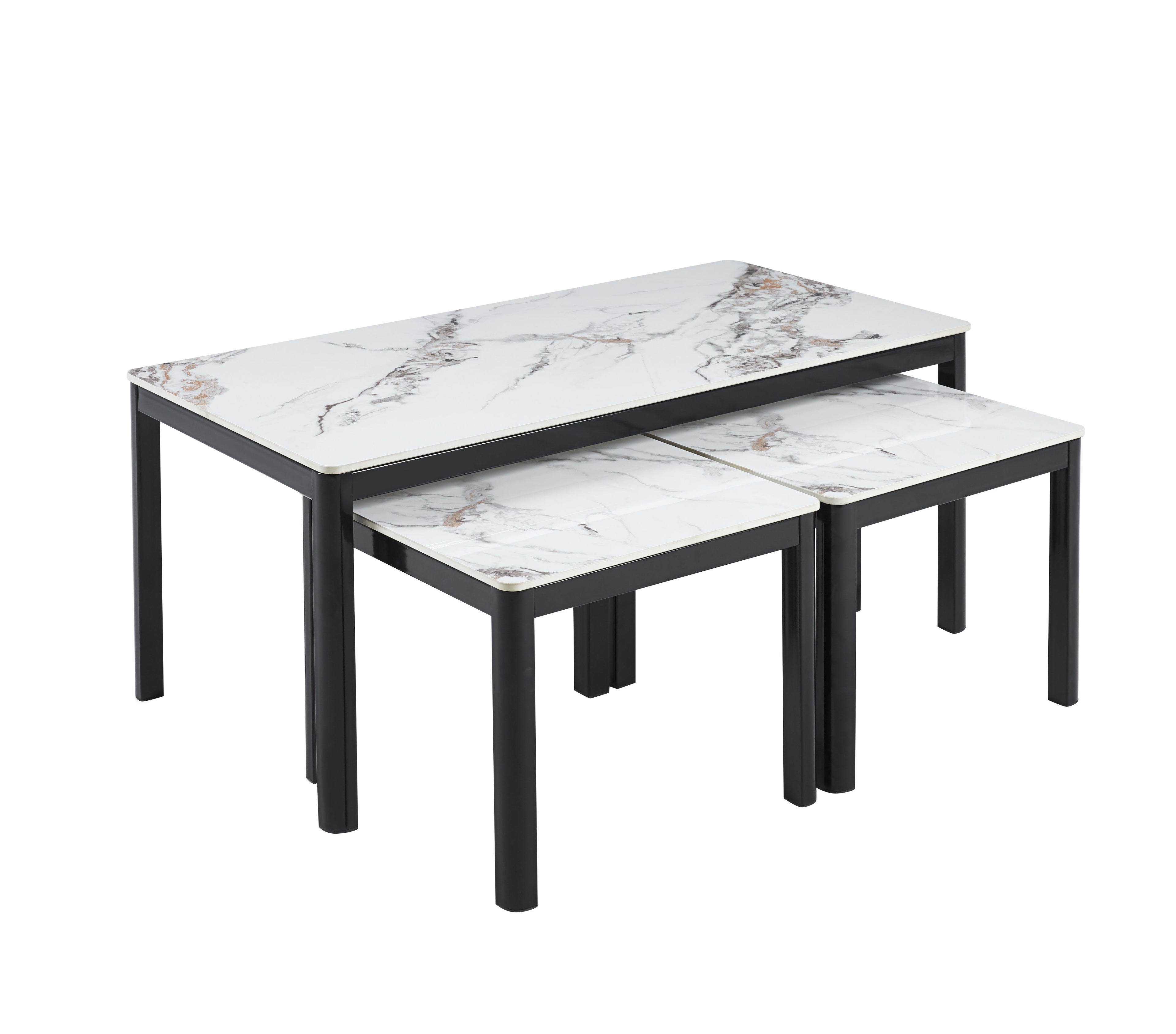 Amber Stone Table Top Range ( Coffee Table , Side Table , Nest Table)