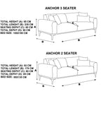 Anchor Sofa Bed 3+2 Seater– Luxury Convertible Sofa