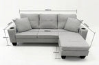 SOFIA CORNER SOFA WITH CUPHOLDER