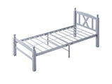 Diva Wooden Bed Frame with Metal Base, Cheap, Strong Support Legs, Smooth Finish