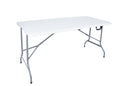 Guru Folding Table & Chairs Set – Portable Indoor/Outdoor Dining Set (White)