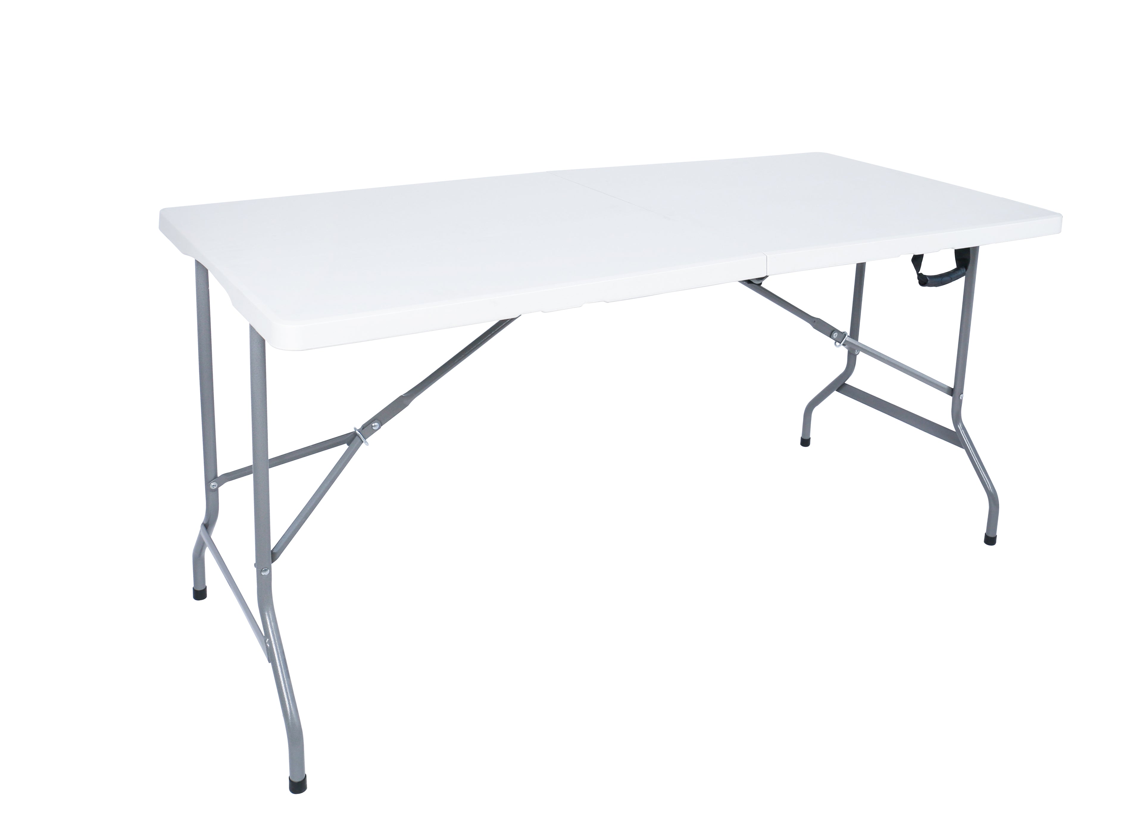 Guru Folding Table & Chairs Set – Portable Indoor/Outdoor Dining Set (White)