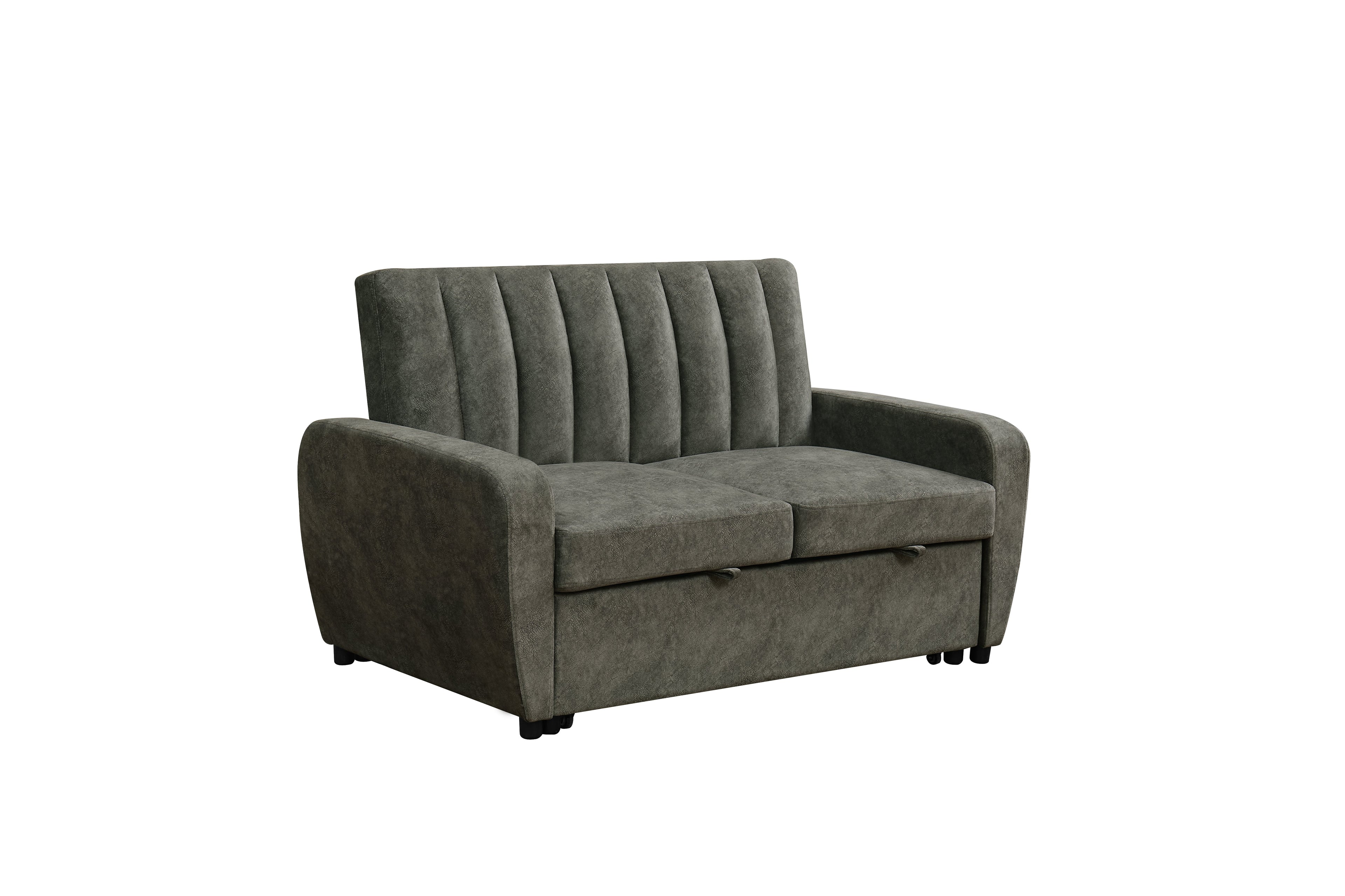 Gem Modern Grey 2-Seater Pull-Out Sofa Bed – Compact, Comfortable & Stylish