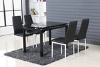 HELEN EXTENDING DINING TABLE BLACK