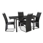 HELEN EXTENDING DINING TABLE BLACK