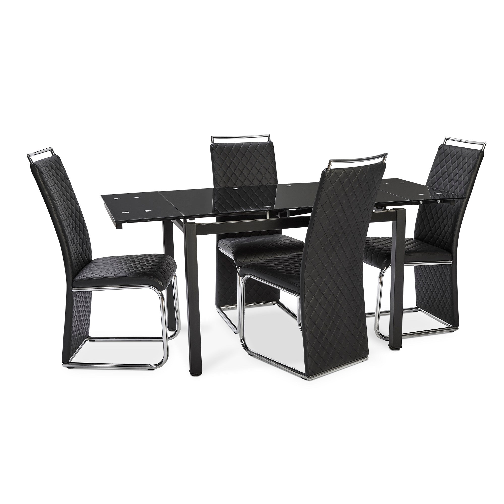 HELEN EXTENDING DINING TABLE BLACK
