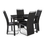 HELEN EXTENDING DINING TABLE BLACK