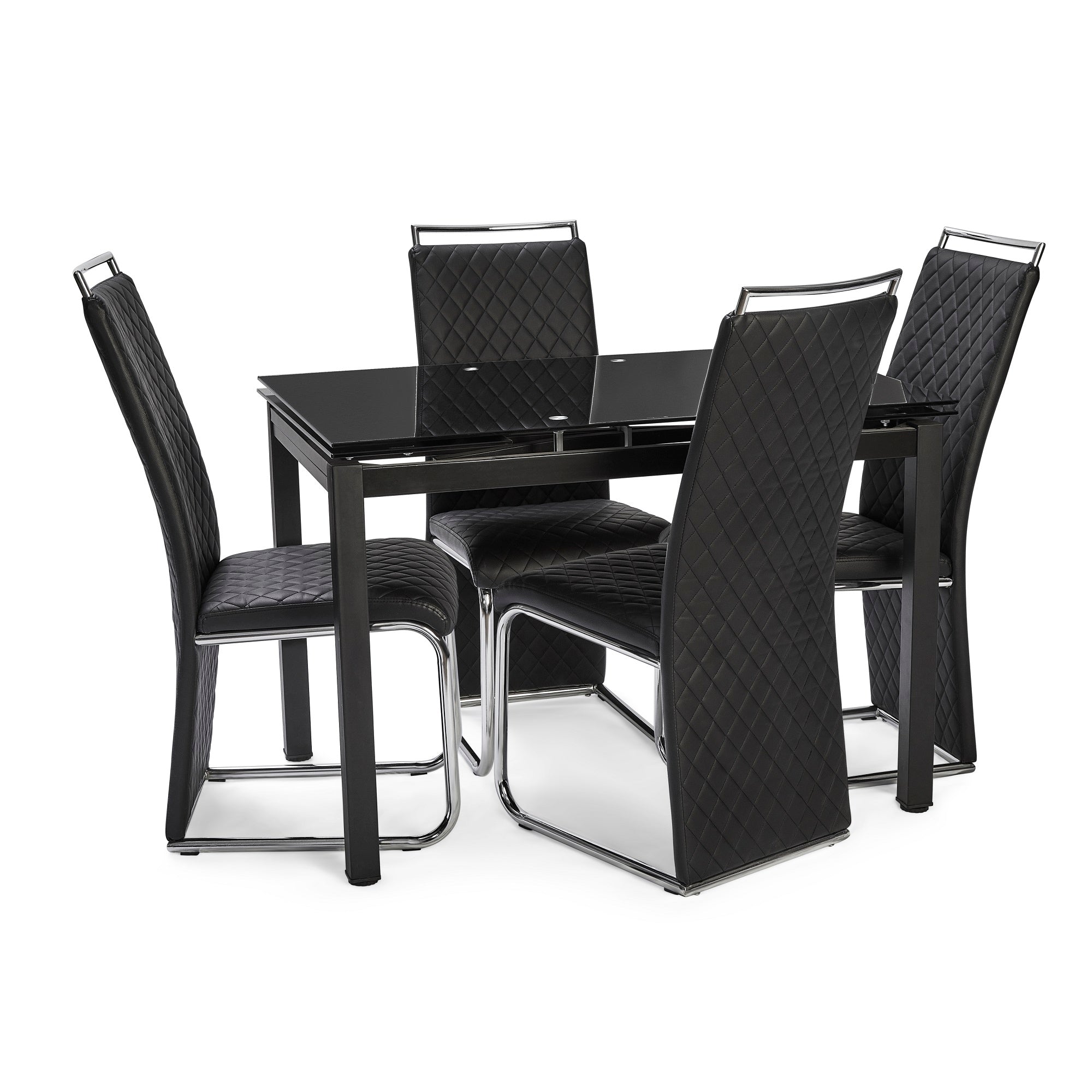 HELEN EXTENDING DINING TABLE BLACK