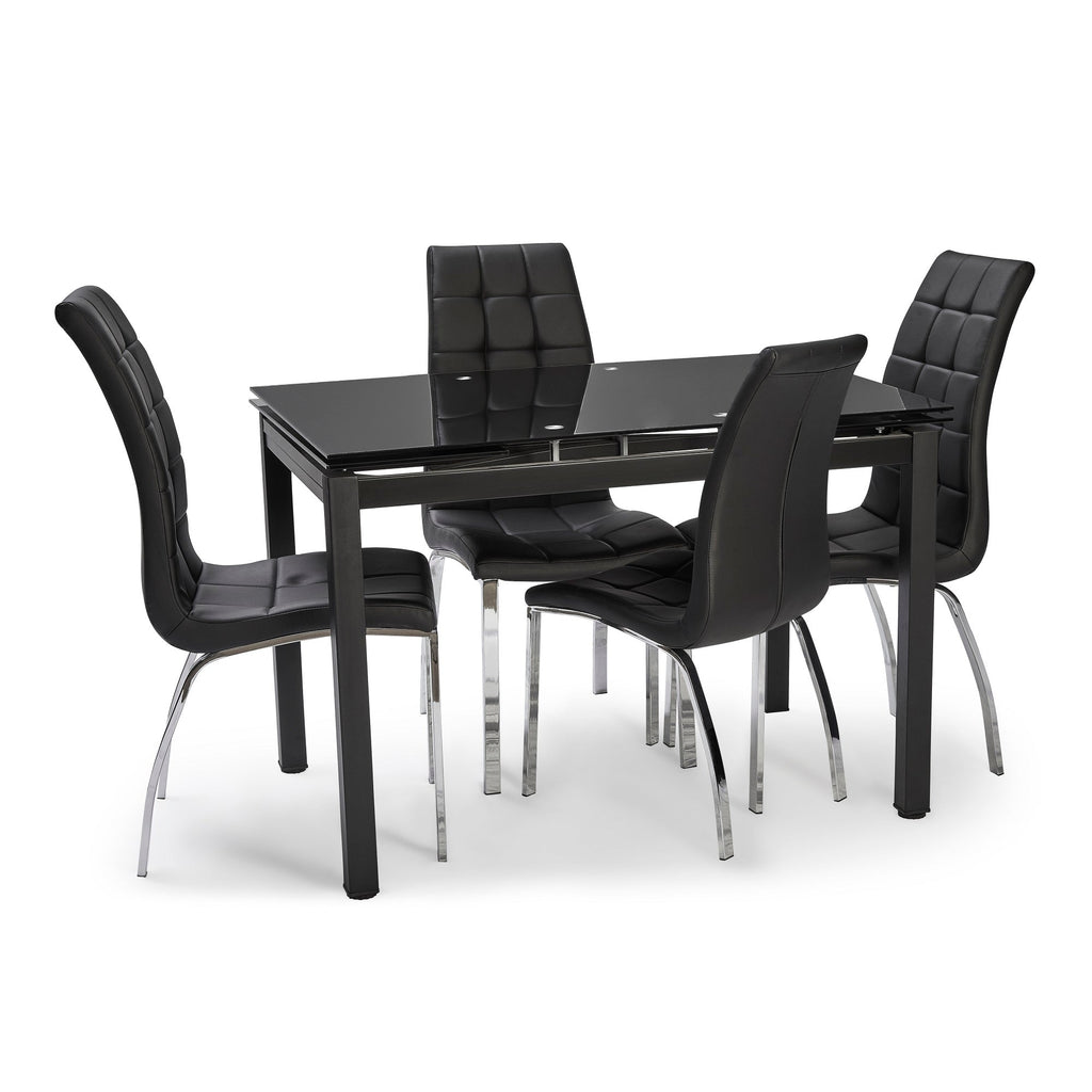 HELEN EXTENDING DINING TABLE BLACK