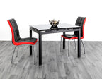 HELEN EXTENDING DINING TABLE BLACK