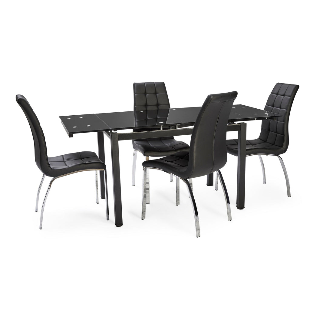 HELEN EXTENDING DINING TABLE BLACK