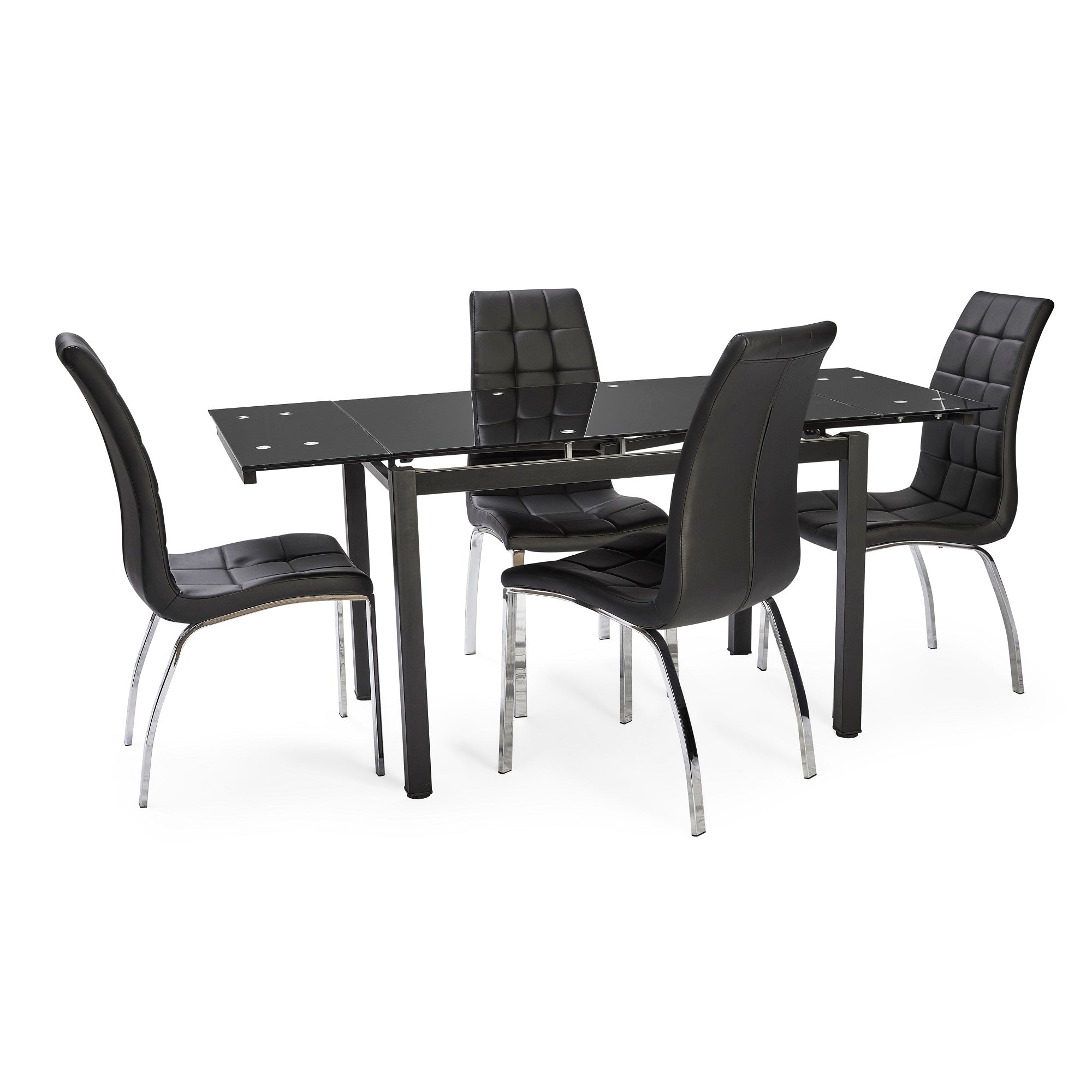 HELEN EXTENDING DINING TABLE BLACK