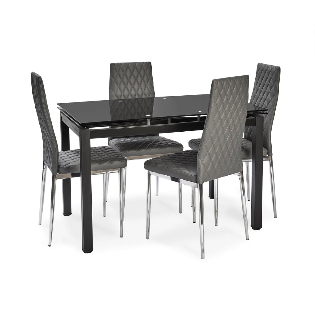 HELEN EXTENDING DINING TABLE BLACK
