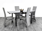 HELEN EXTENDING DINING TABLE BLACK