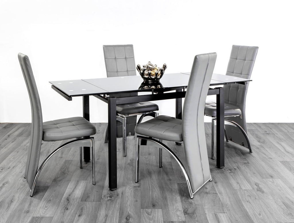 HELEN EXTENDING DINING TABLE BLACK