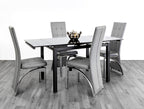 HELEN EXTENDING DINING TABLE BLACK