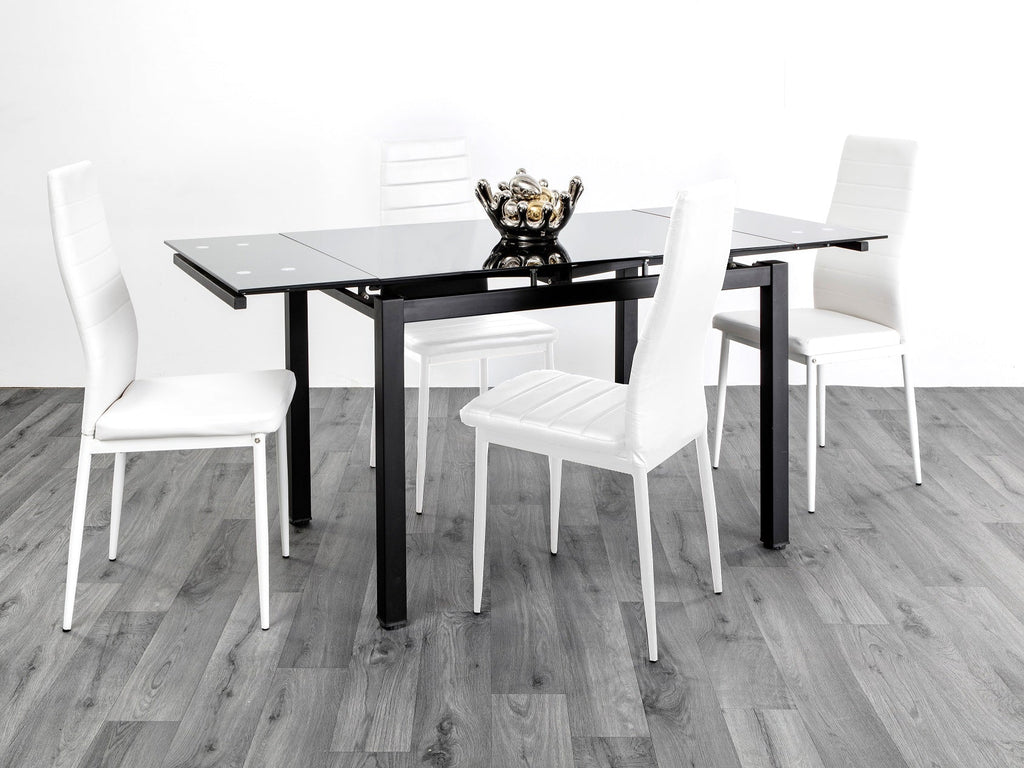 HELEN EXTENDING DINING TABLE BLACK