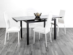 HELEN EXTENDING DINING TABLE BLACK