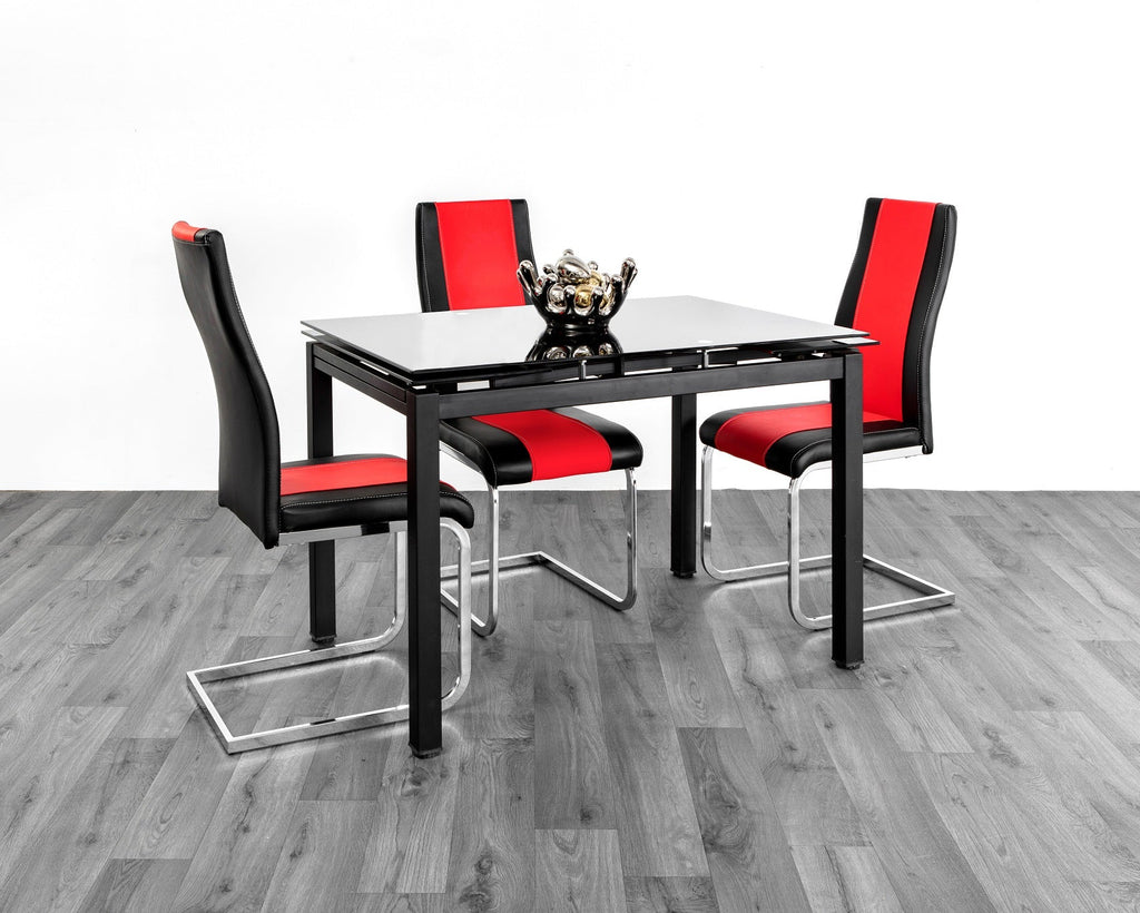 HELEN EXTENDING DINING TABLE BLACK