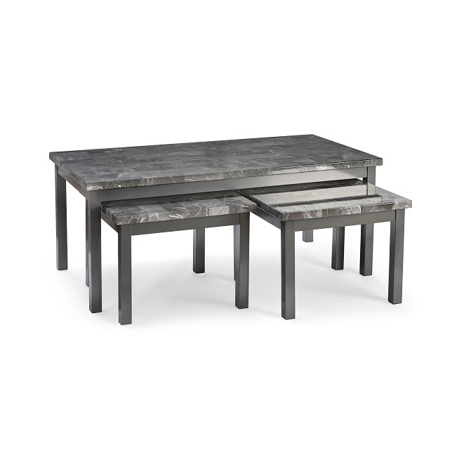 LUCY 2+1 COFFEE TABLE WITH 2X SIDE TABLE