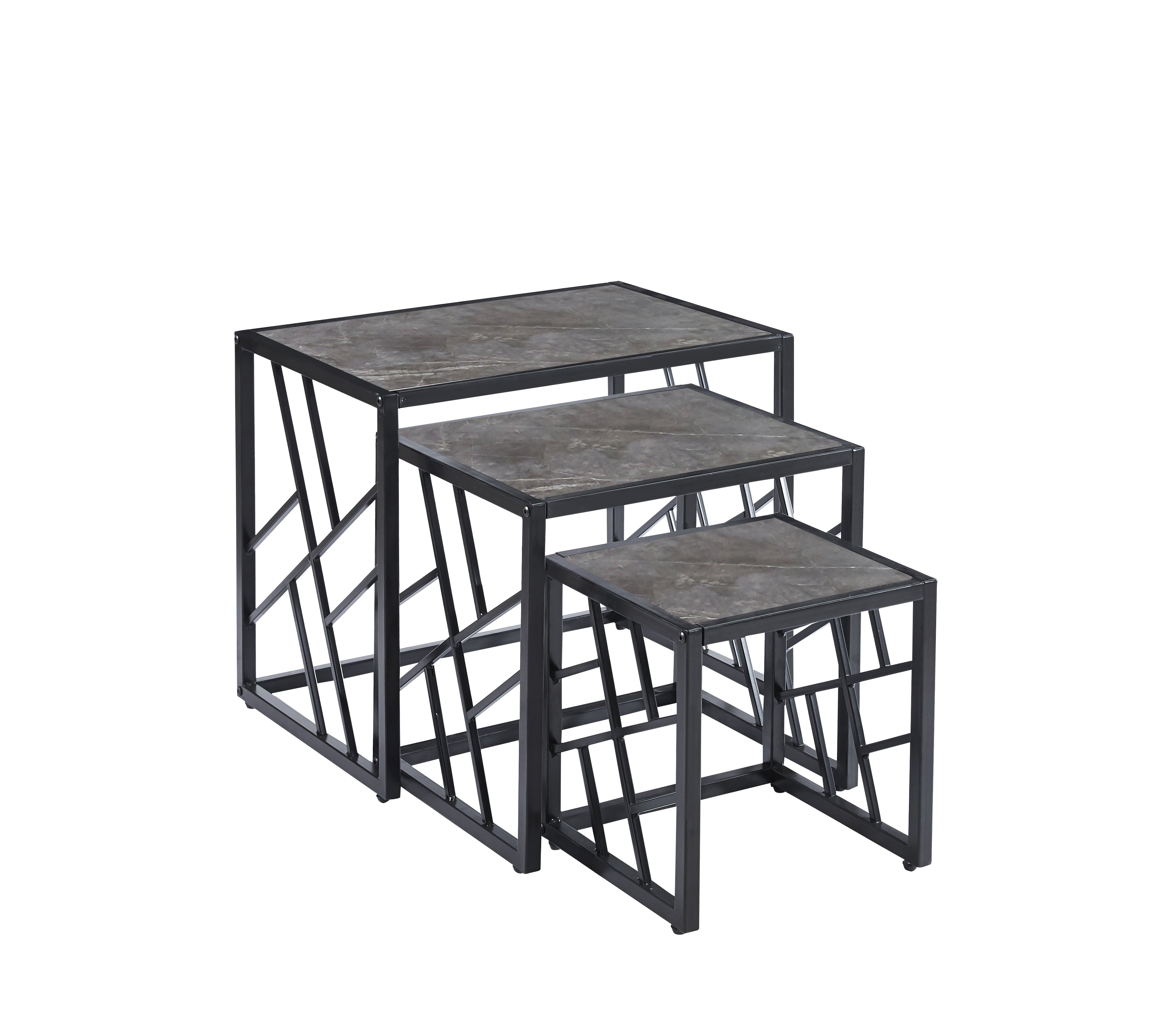 Oval MDF Coffee Table With Side Table Black, Grey or White Coffee Table, Nest Table with Optional  Side Tables