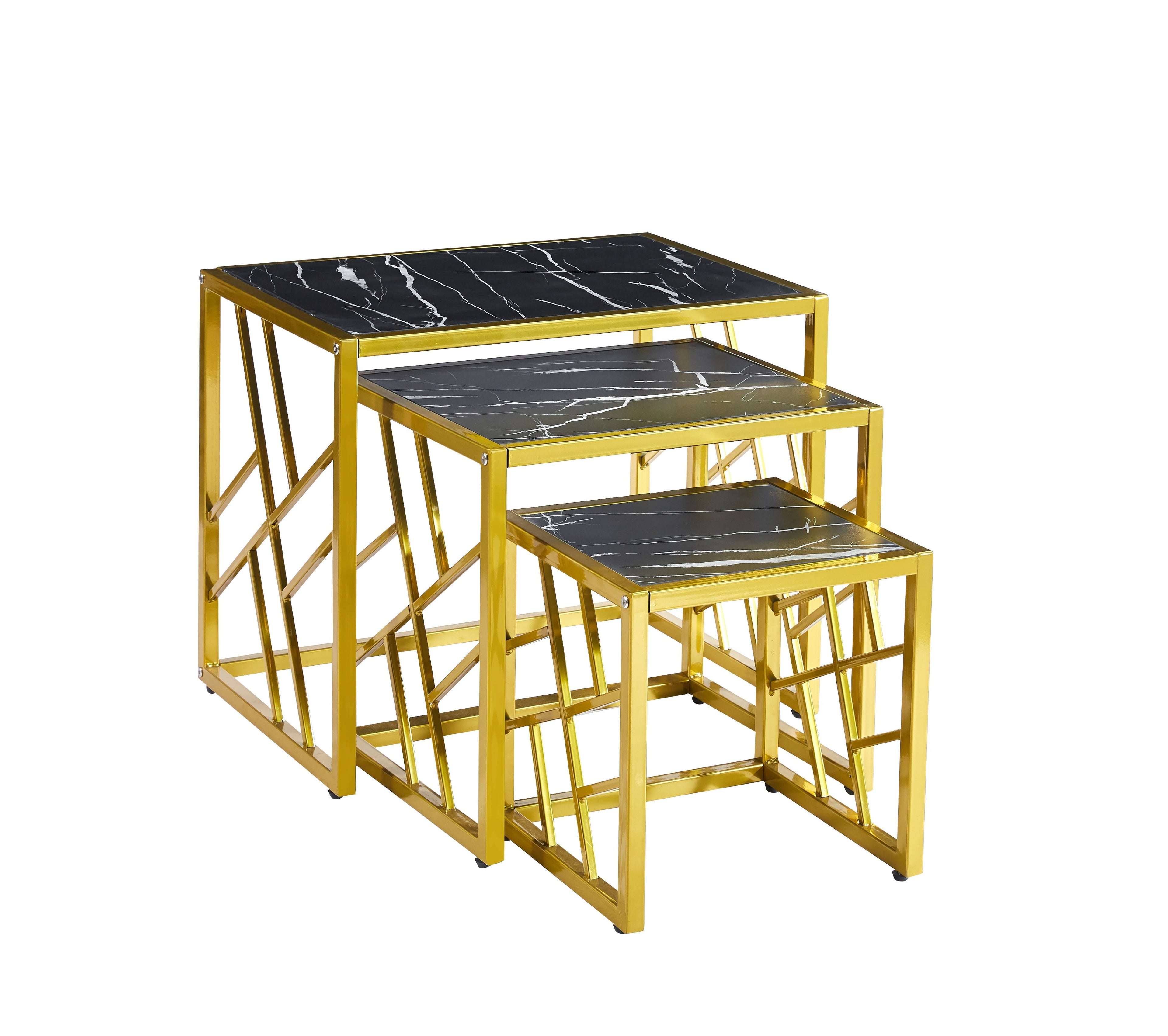 Oval MDF Coffee Table With Side Table Black, Grey or White Coffee Table, Nest Table with Optional  Side Tables