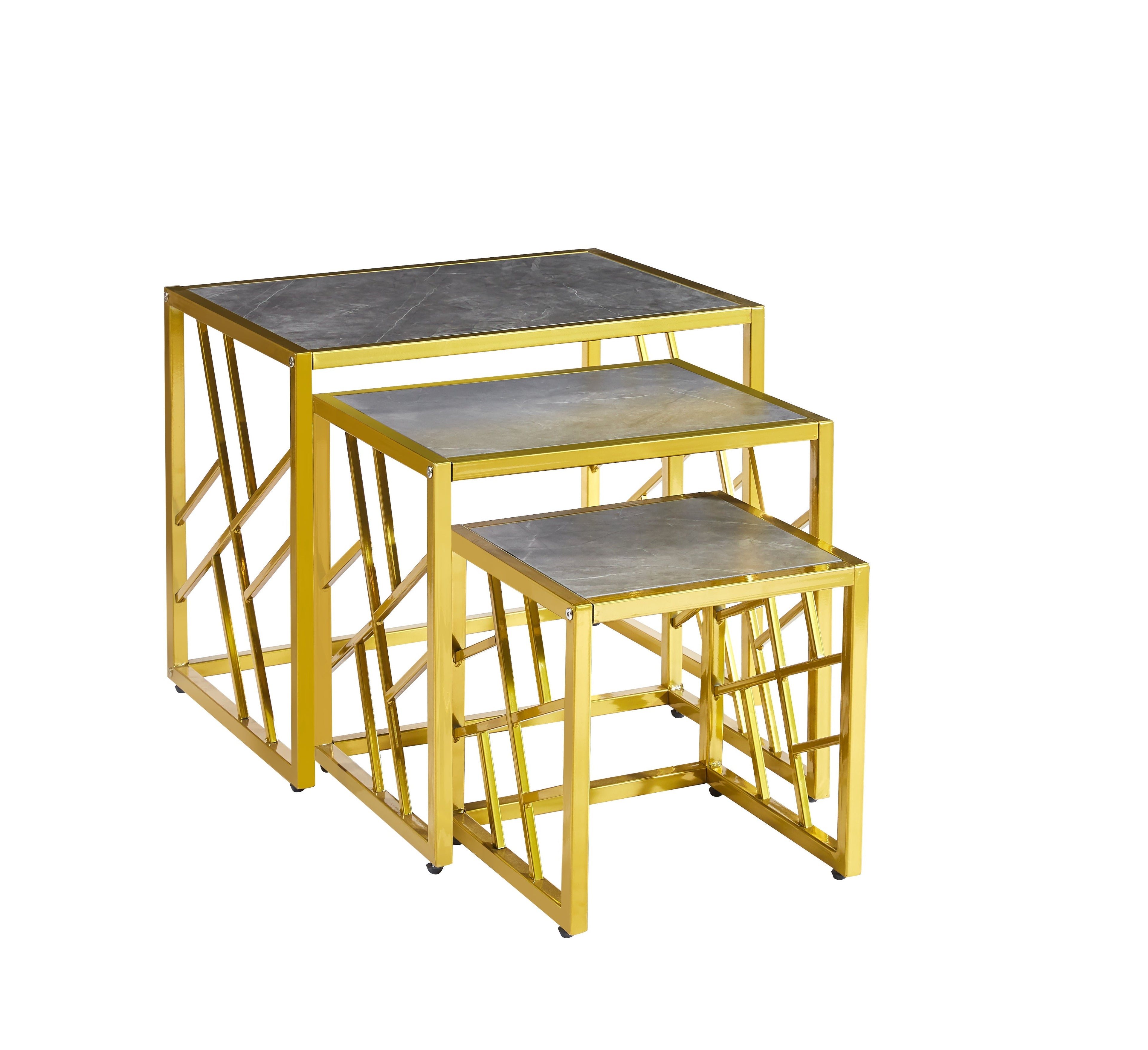 Oval MDF Coffee Table With Side Table Black, Grey or White Coffee Table, Nest Table with Optional  Side Tables