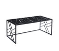 Oval MDF Coffee Table With Side Table Black, Grey or White Coffee Table, Nest Table with Optional  Side Tables