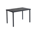 Oval MDF High Gloss Marble Look Alike Dining Table (No Chairs Included) In Black, Grey or White with Optional Gold or Black Frame