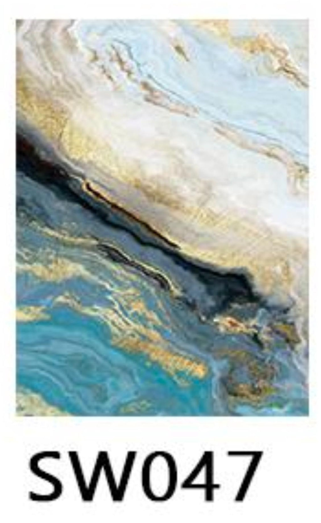 PVC Marble Sheets 3D Printed Wall Panels (1Pc)