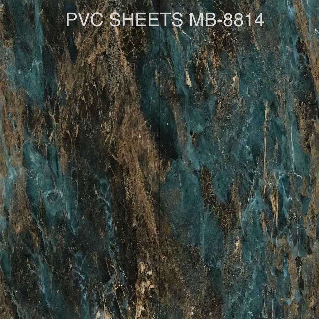 PVC Marble Sheets 3D Printed Wall Panels (1Pc)