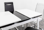 HUSTY GLASS DINING TABLE