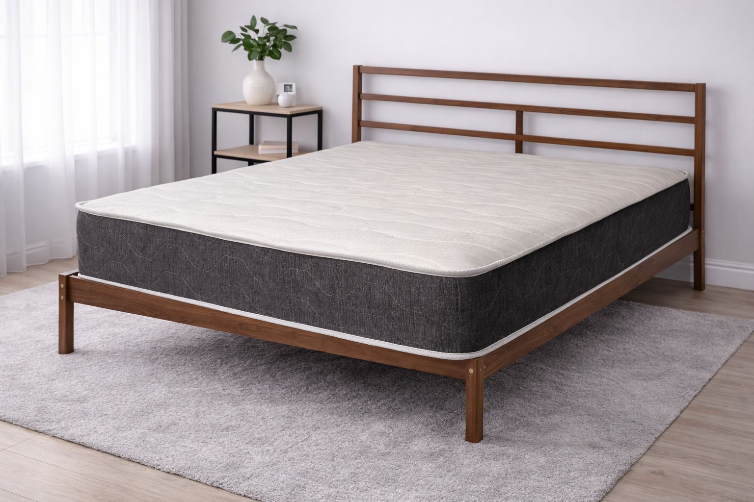 Reflex White Memory Foam Mattress – Soft Foam, No Springs (Rolled)