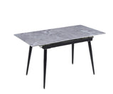 SCORPIO EXTENDABLE DINING TABLE IN SINTERED CERAMIC STONE IN BLACK, GREY OR WHITE (Copy)