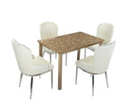 Lucy New MDF Coffee Table with 2 Side Tables - Modern Nesting Coffee Table Set