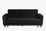 7star Kevin Wool Fabric Grey and Black Stylish Sofa bed with Storage 3 & 2seater