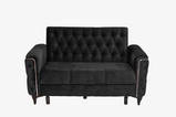 7star Kevin Wool Fabric Grey and Black Stylish Sofa bed with Storage 3 & 2seater