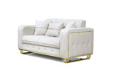 Berlin Sofa With Storage And Free Cushions 3+2 Seater With Optional Gold Or Silver Frame