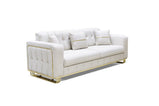 Berlin Sofa With Storage And Free Cushions 3+2 Seater With Optional Gold Or Silver Frame