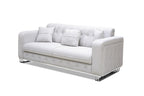 Berlin Sofa Set With Storage 3+2 Seater With Option Gold Or Silver Frame