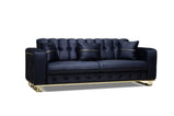 Berlin Sofa With Storage And Free Cushions 3+2 Seater With Optional Gold Or Silver Frame