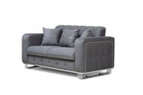 Berlin Sofa With Storage And Free Cushions 3+2 Seater With Optional Gold Or Silver Frame