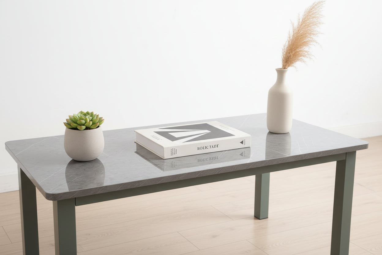 Lucy New MDF Coffee Table with 2 Side Tables - Modern Nesting Coffee Table Set