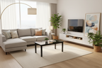 Lucy New MDF Coffee Table with 2 Side Tables - Modern Nesting Coffee Table Set