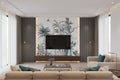 Luxury Leather Art PVC Wall Sheet Decorative Wall Panel ( 1 Complete Design of 2pc )