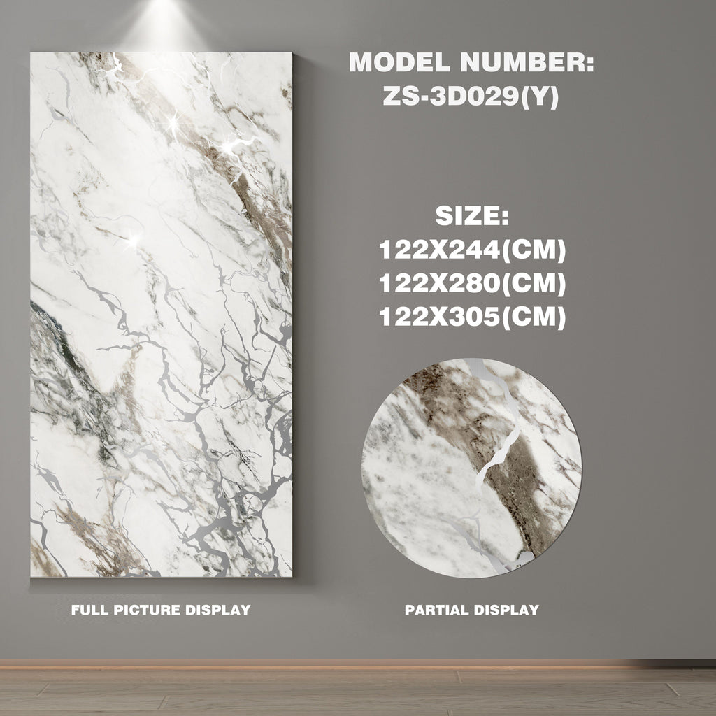 Luxury Art Glass- Acrylic PVC Decorative Wall Panel ( 1Pc)