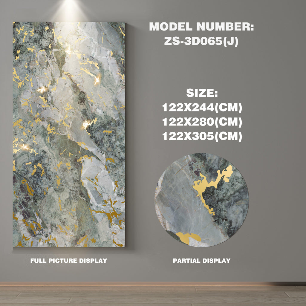 Luxury Art Glass- Acrylic PVC Decorative Wall Panel ( 1Pc)