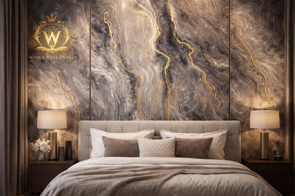 Luxury Art Glass- Acrylic PVC Decorative Wall Panel ( 1Pc)