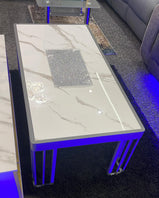 7 Star Furniture Windsor Black, Grey Coffee Table with Optional Gold Or Black Frame